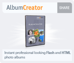 FirmTools Album Creator : Instant professional looking Flash and HTML photo albums